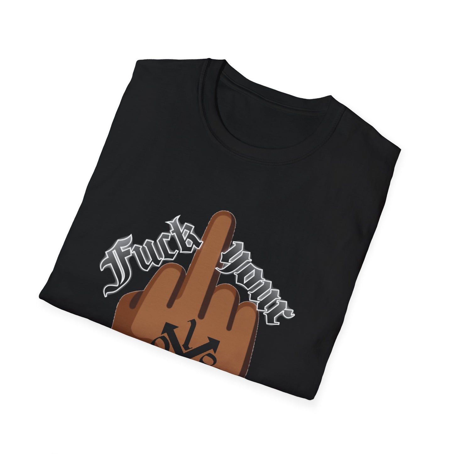 Middle Finger Graphic Tee – "Fuck Your Disrespect" Bold Streetwear T-Shirt