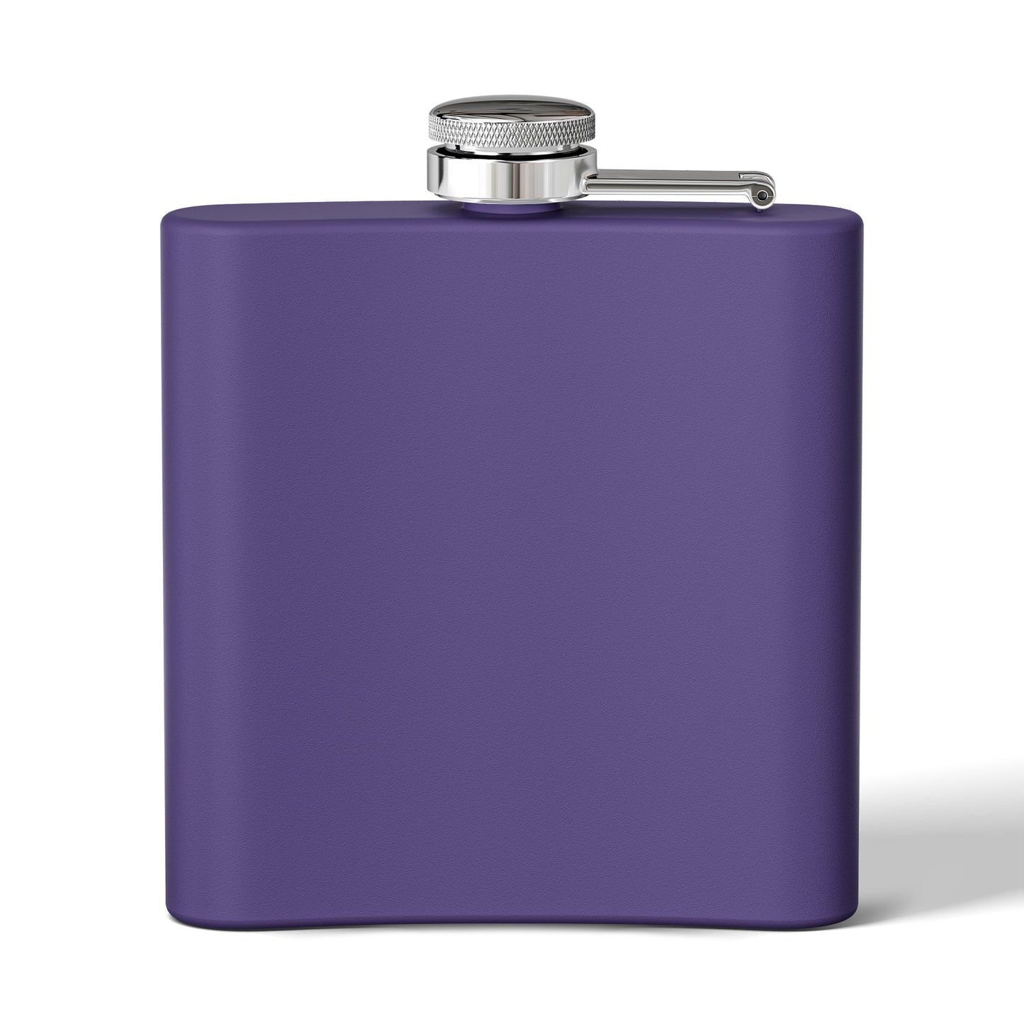 Engraved Stainless Steel Flask - Personalized 6oz Hip Flask for Men and Women