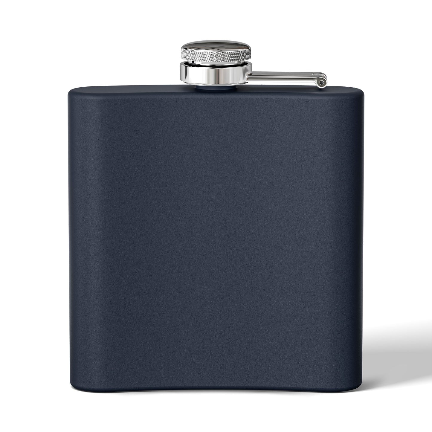 Engraved Stainless Steel Flask - Personalized 6oz Hip Flask for Men and Women