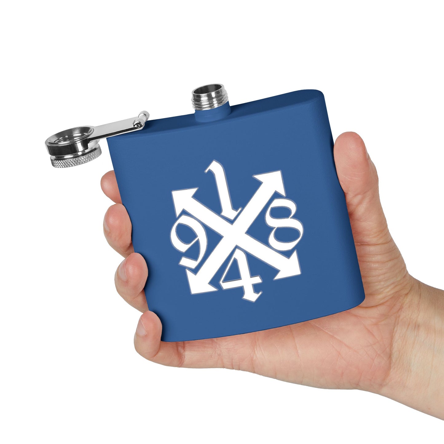 Copy of Engraved Stainless Steel Flask - Personalized 6oz Hip Flask for Men and Women