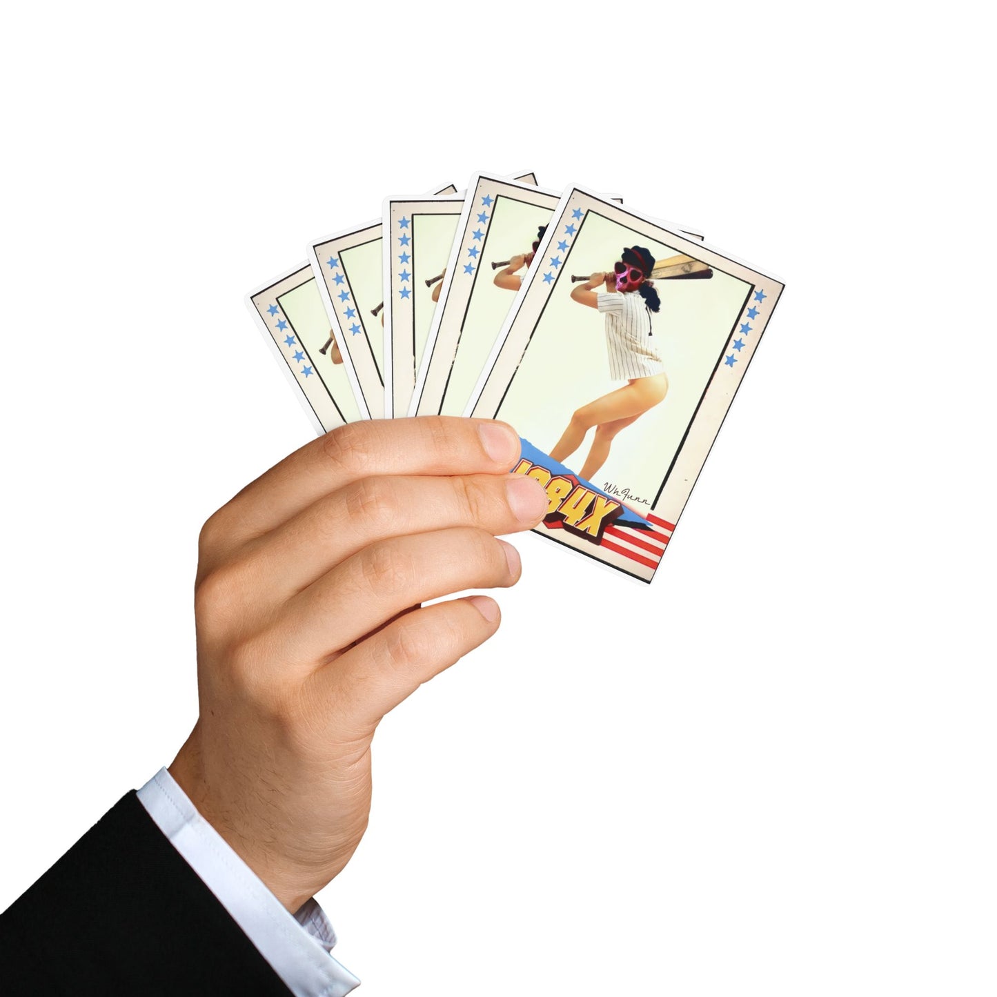 Vintage 1984 Pinup Poker Playing Cards — Retro Baseball Pin-Up Deck