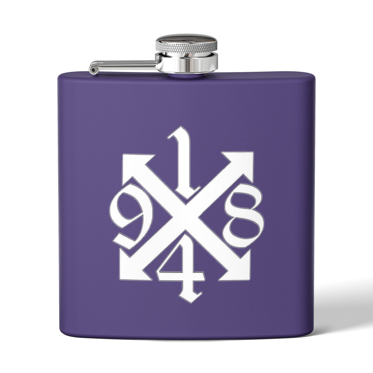 Copy of Engraved Stainless Steel Flask - Personalized 6oz Hip Flask for Men and Women