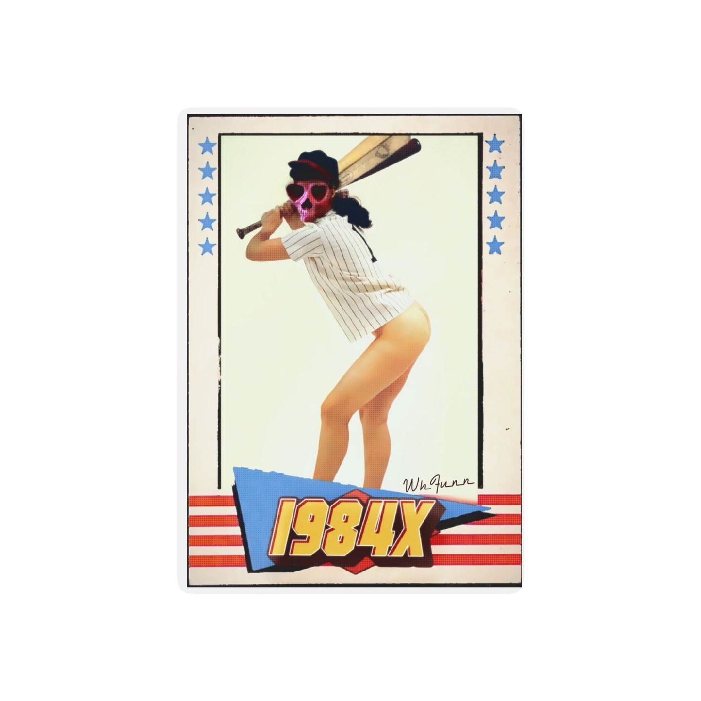 Vintage 1984 Pinup Poker Playing Cards — Retro Baseball Pin-Up Deck