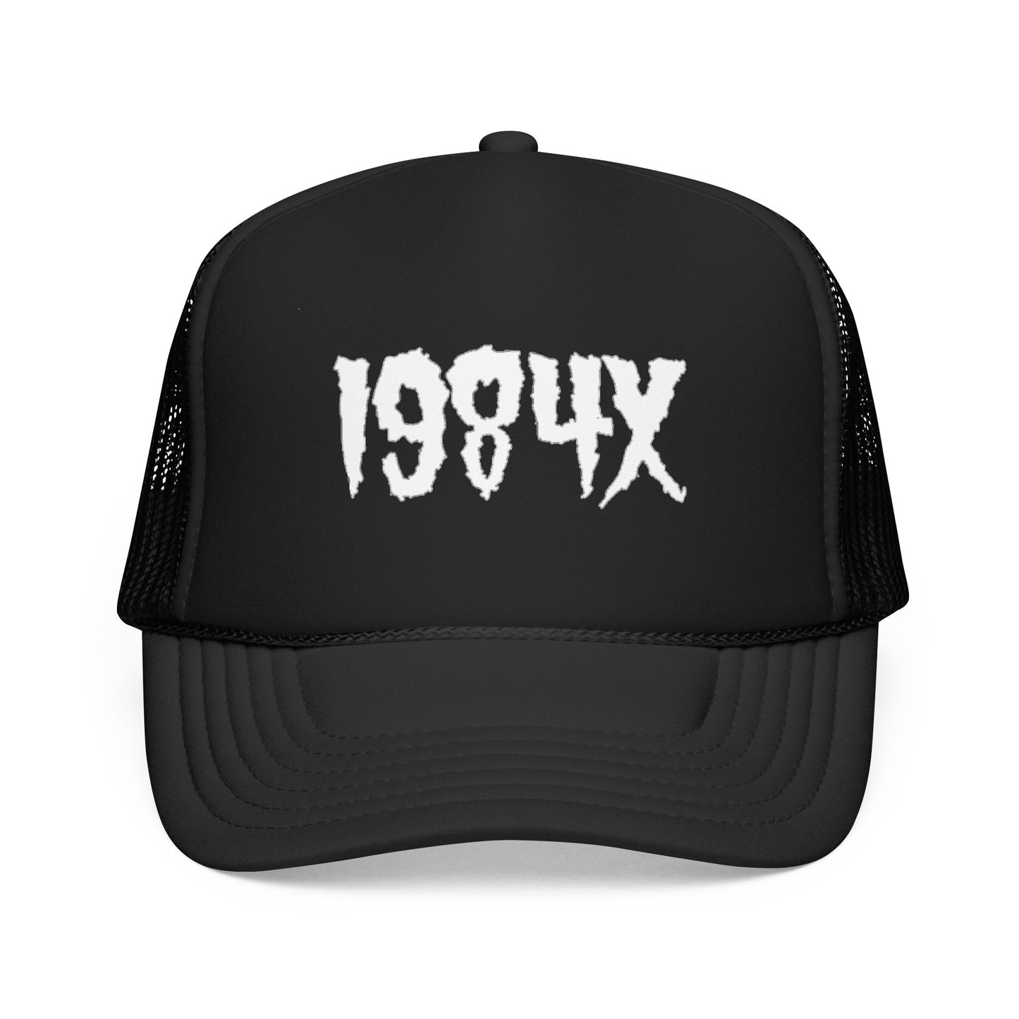 1984x Trucker Hat — Retro Grunge Foam Mesh Cap