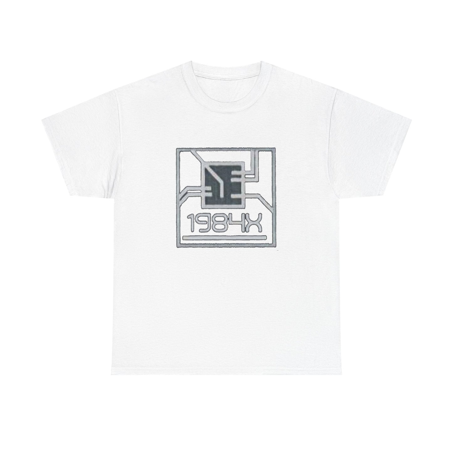 Retro Tech Unisex Heavy Cotton Tee - 1984 Design
