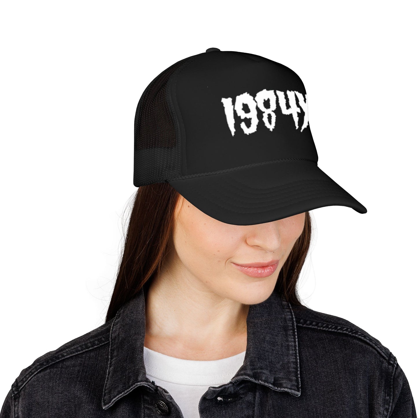 1984x Trucker Hat — Retro Grunge Foam Mesh Cap