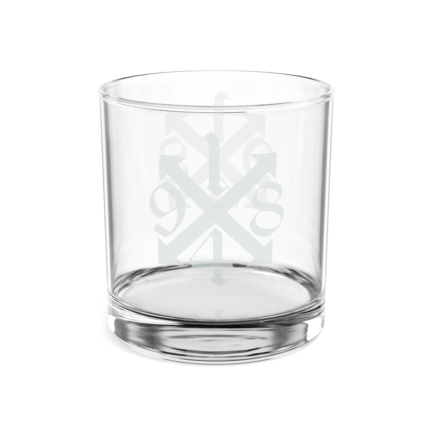 Engraved 10.5oz Whiskey Glass – Celtic Knot Monogram Rocks Glass