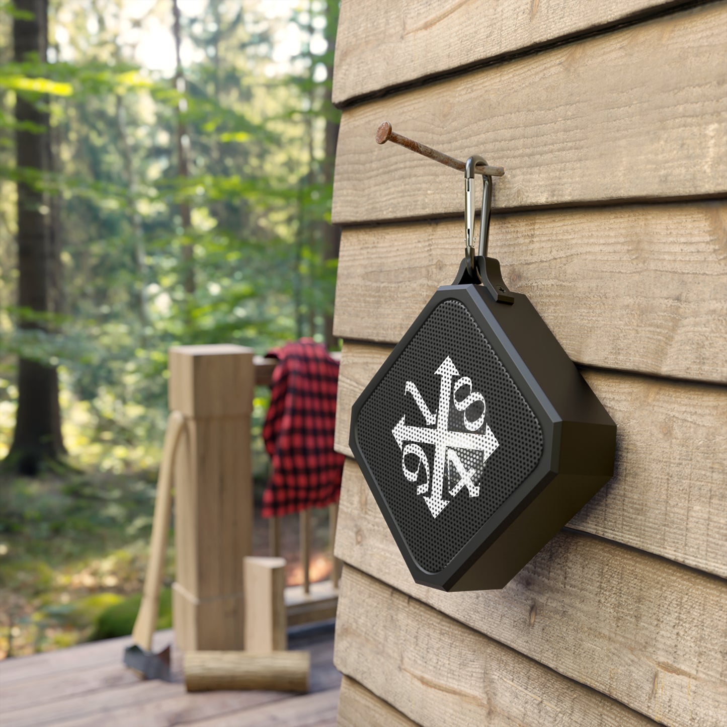Blackwater Outdoor Bluetooth Speaker — Rugged Waterproof Portable Speaker with Compass Arrow Logo
