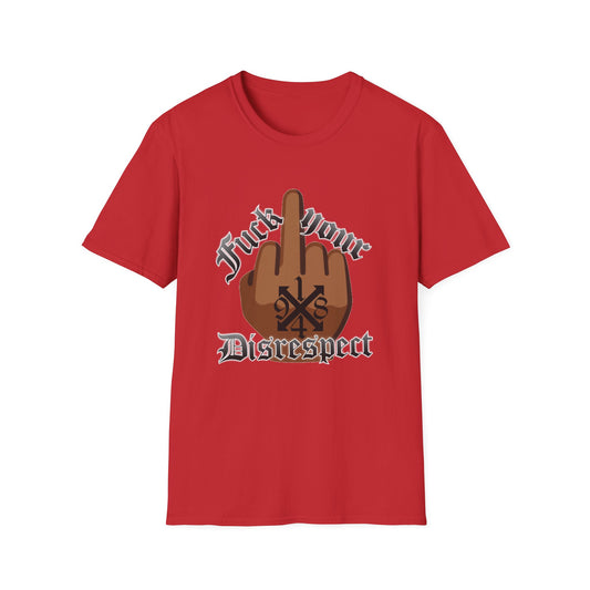 Middle Finger Graphic Tee – "Fuck Your Disrespect" Bold Streetwear T-Shirt