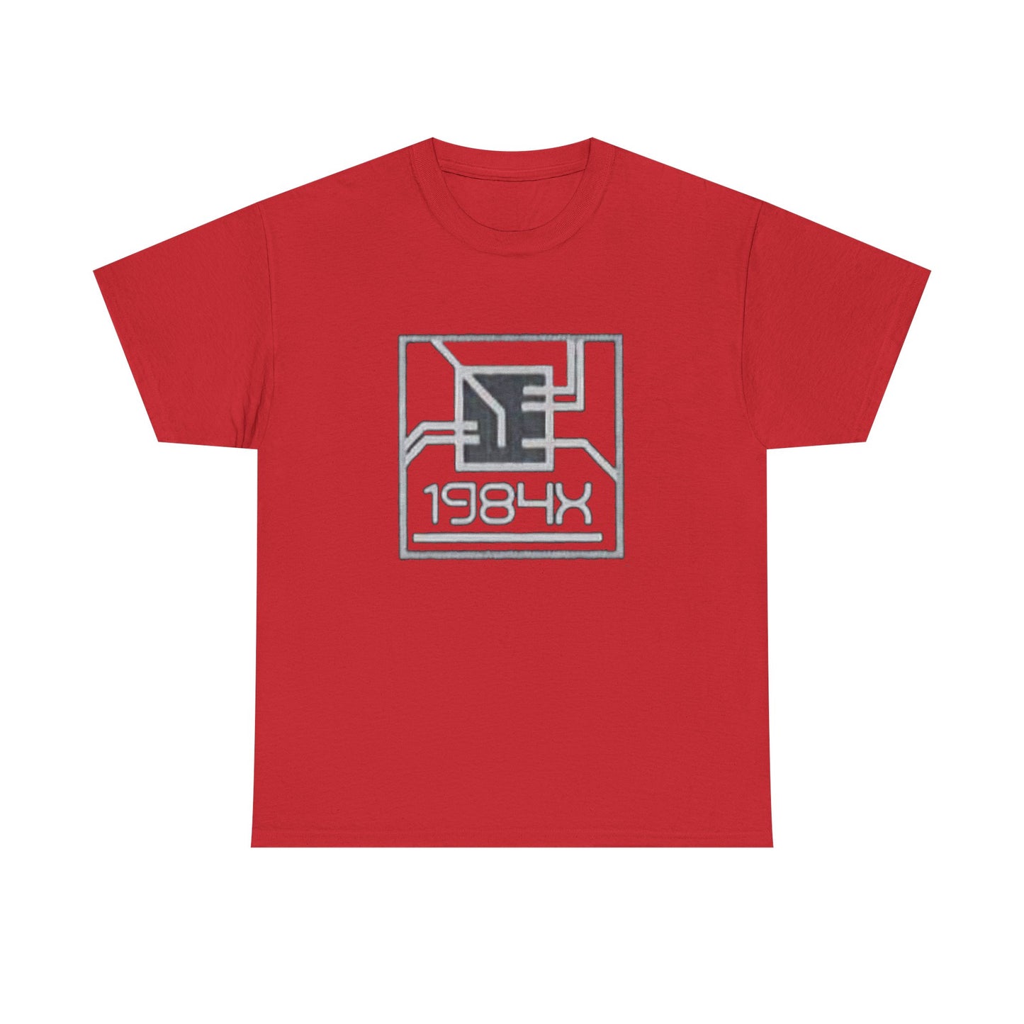 Retro Tech Unisex Heavy Cotton Tee - 1984 Design