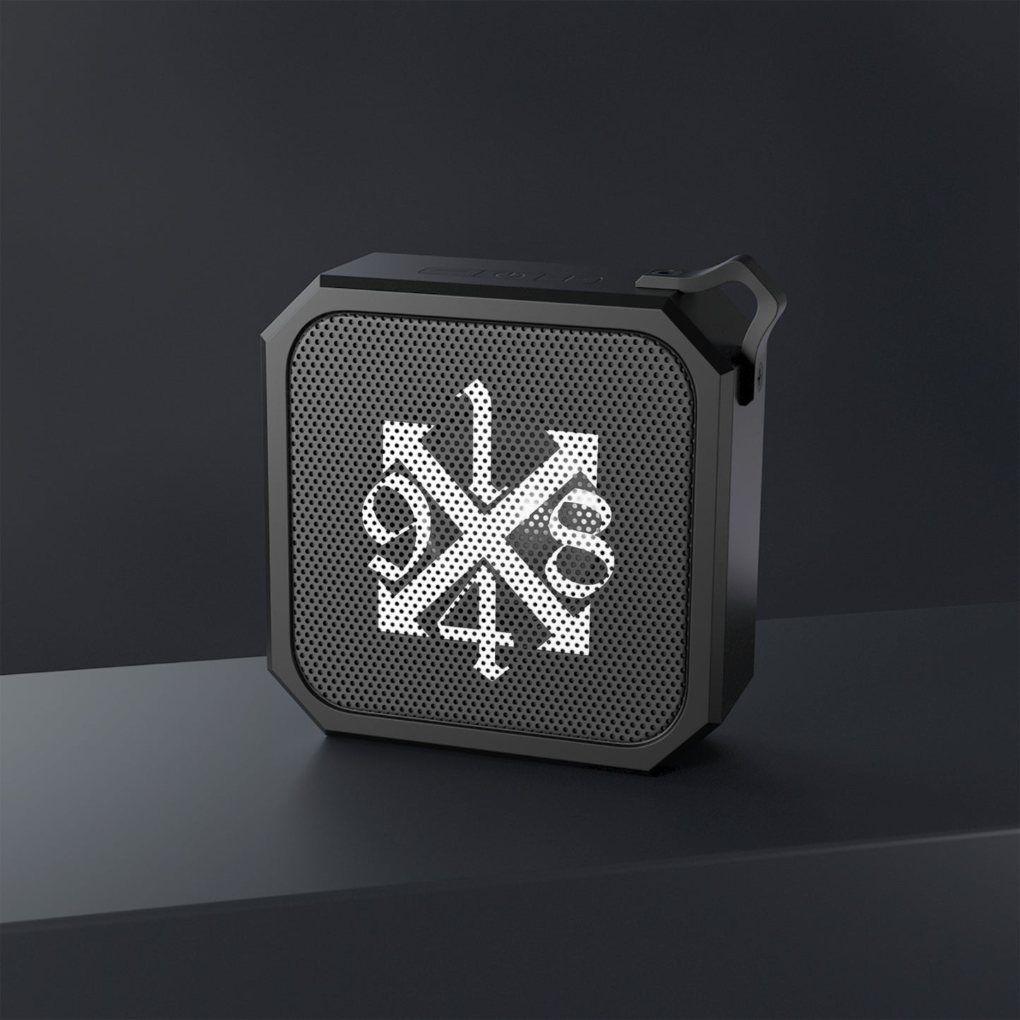 Blackwater Outdoor Bluetooth Speaker — Rugged Waterproof Portable Speaker with Compass Arrow Logo
